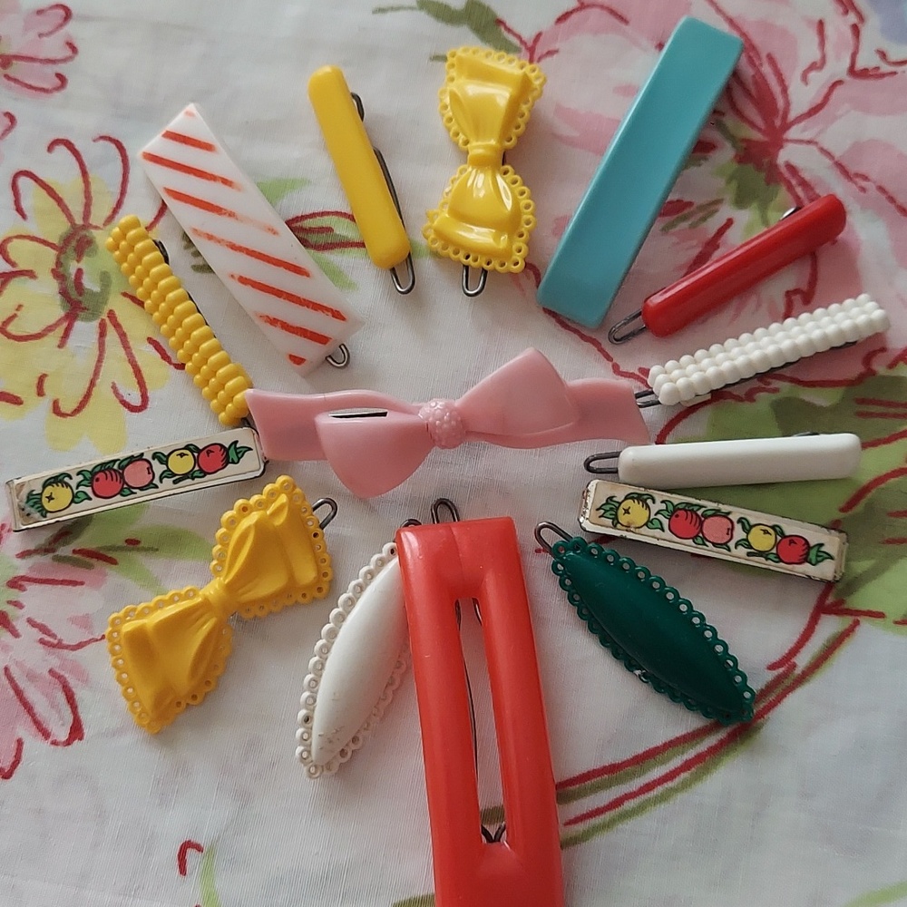 Vintage Barrettes Lot